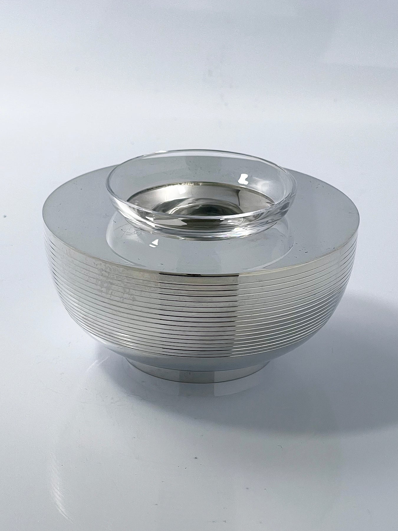 Kaviarskåle, sølvplet "Atlantic"