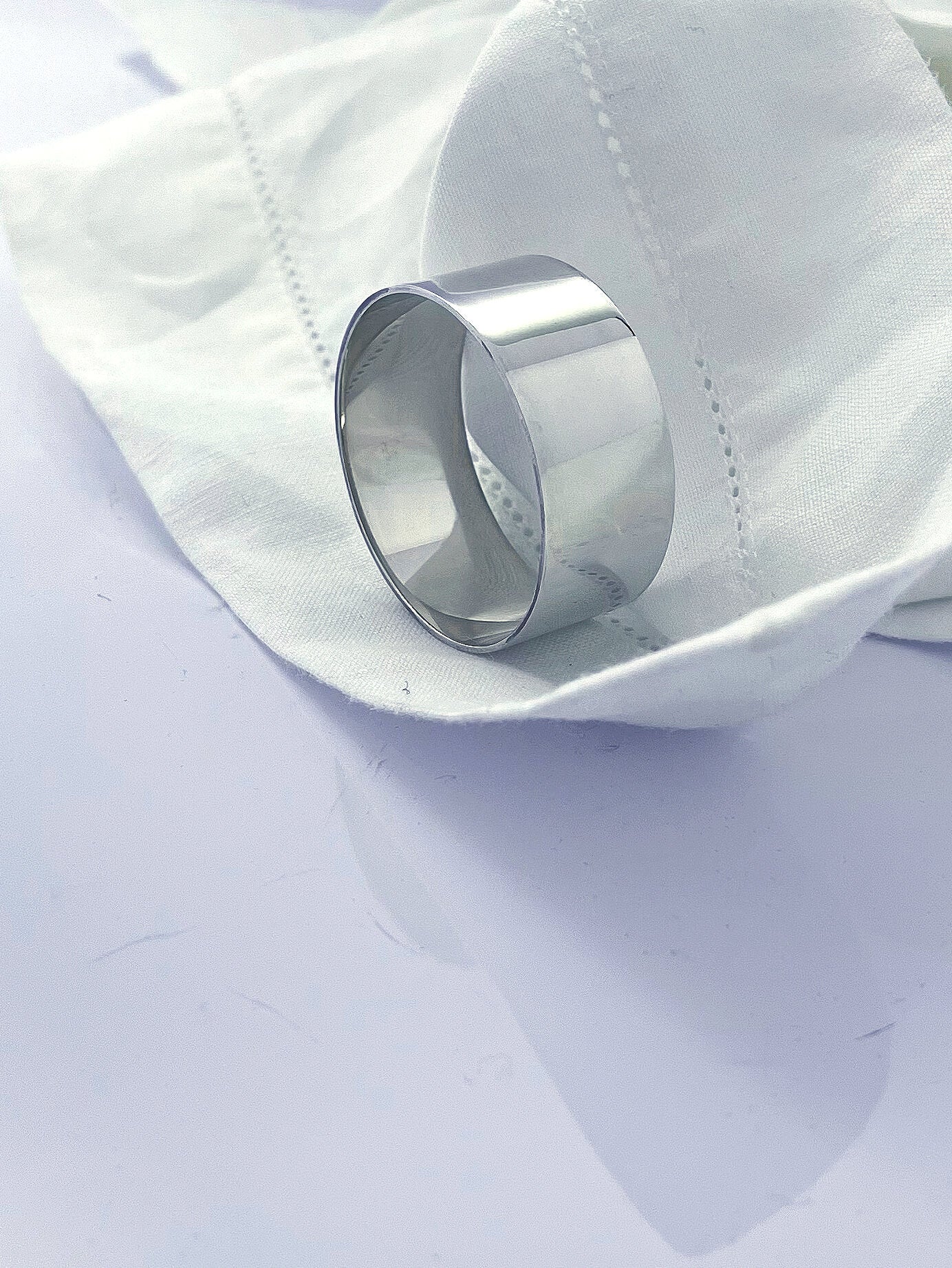 Servietring i sølv “Olivia”