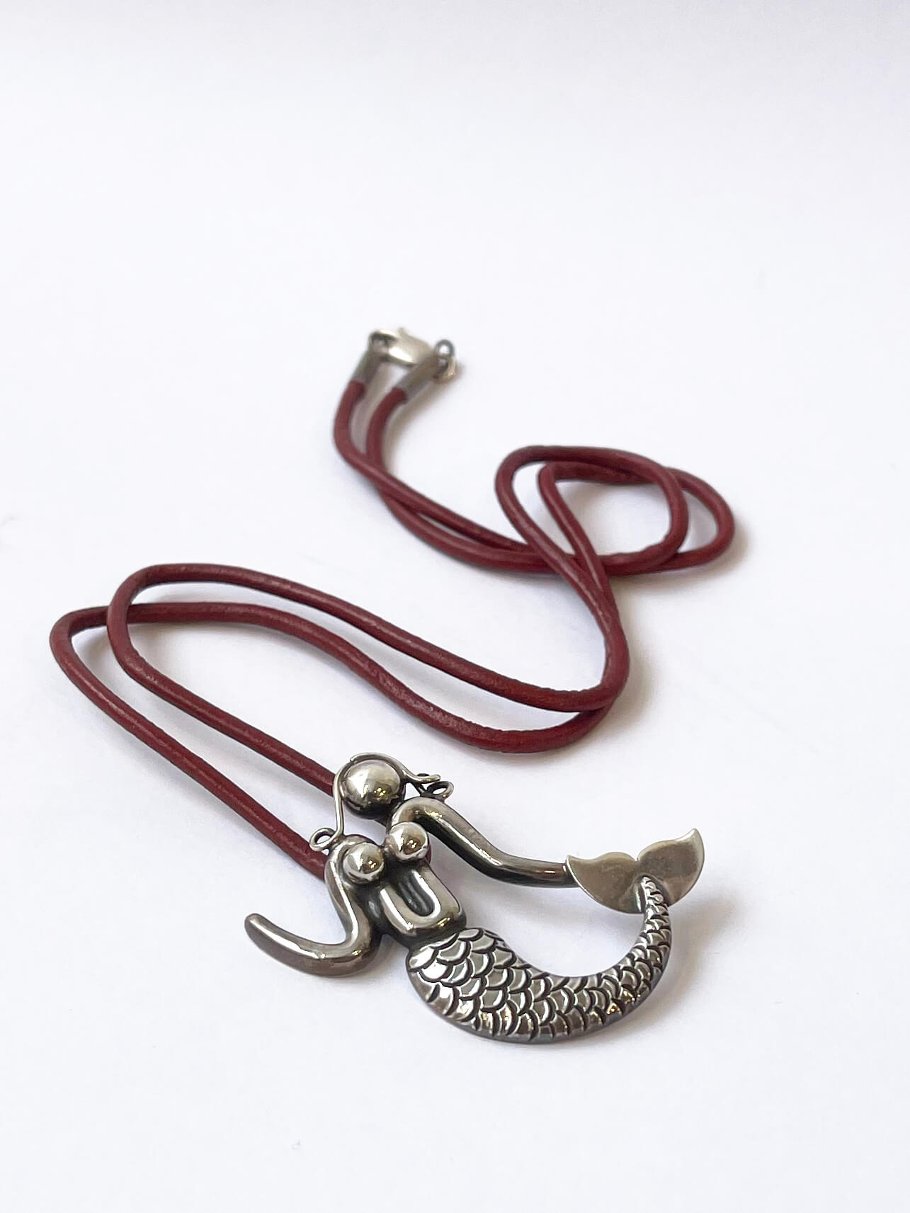 Smykke i sterling sølv "Den lille havfrue"