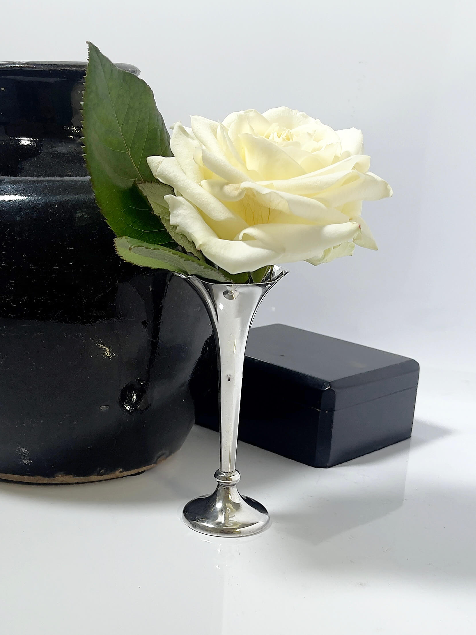 Vintage vase i sølv "Sophy"