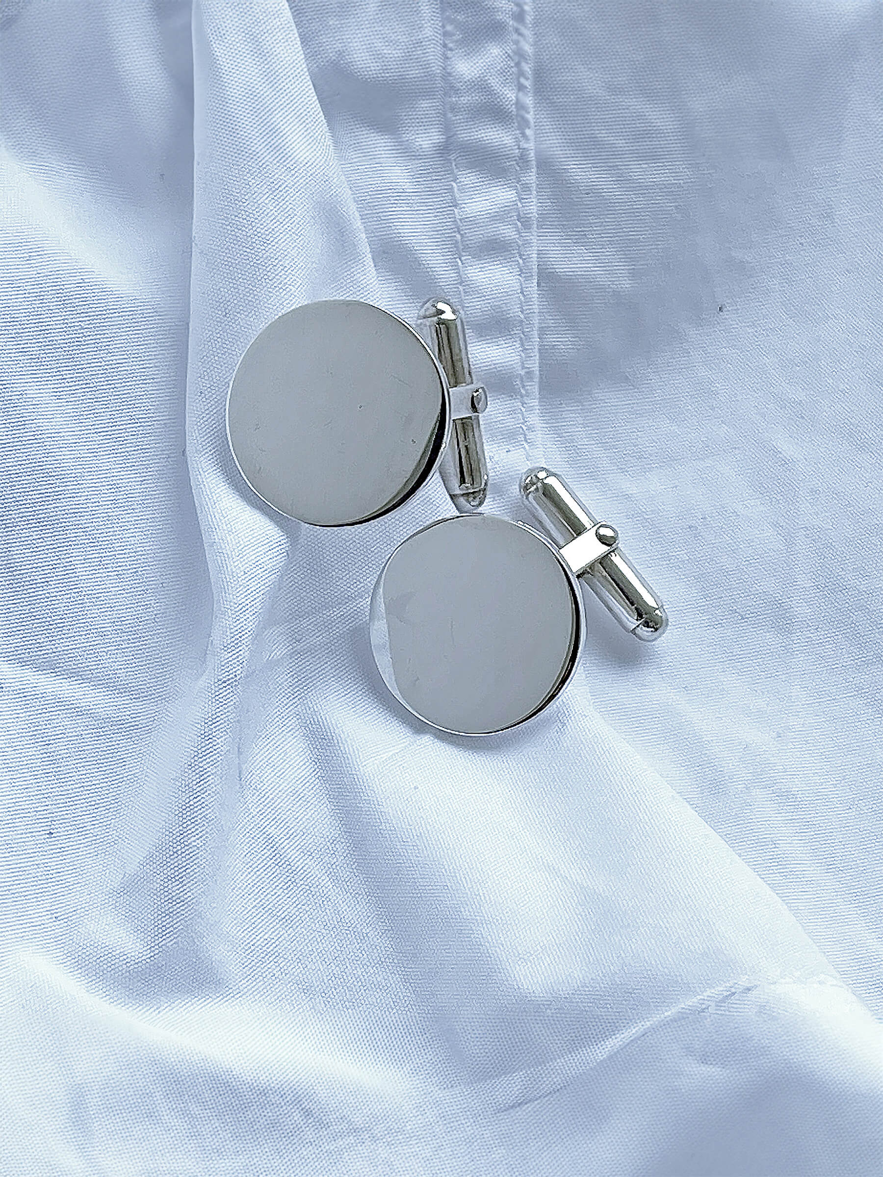 Manchetknapper i sølv "Richard"