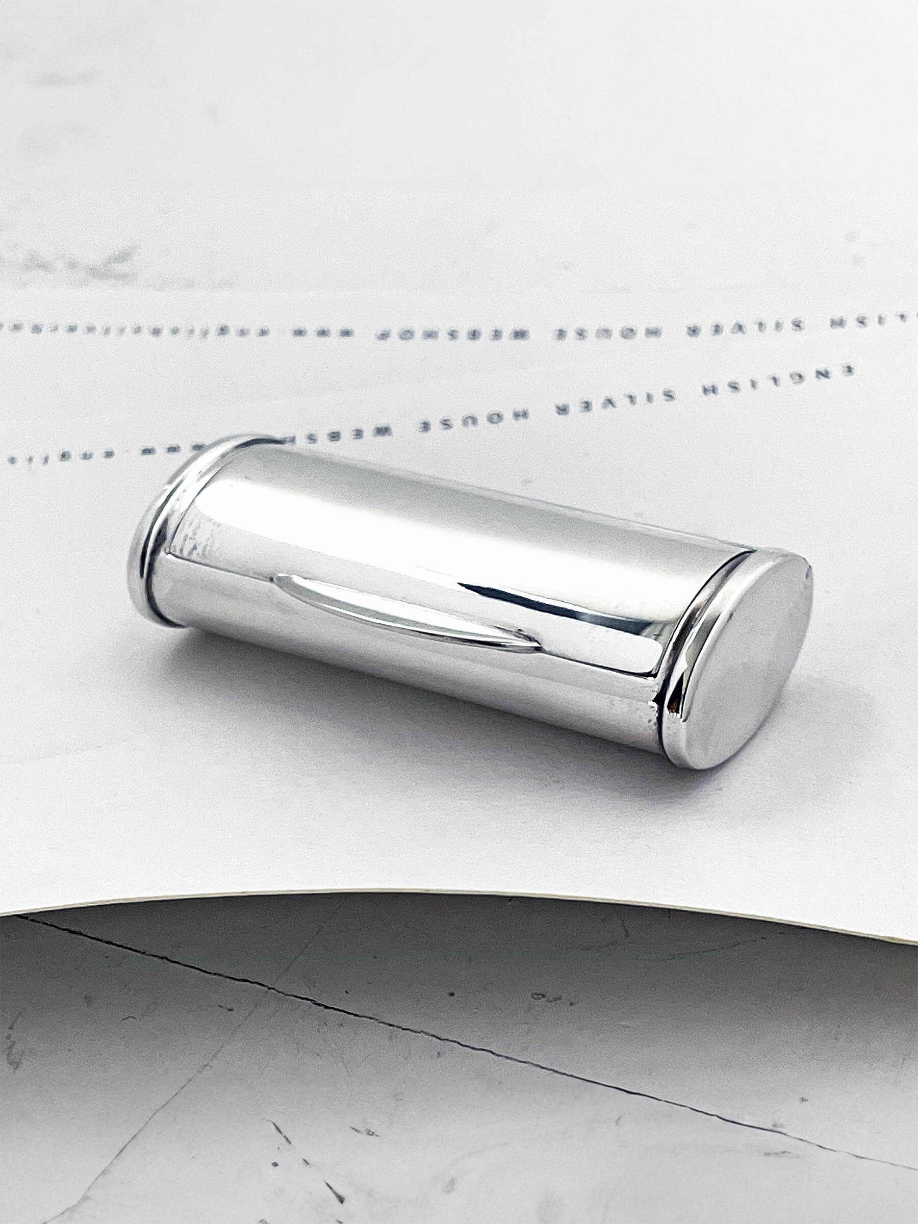 Pilleæsker i sølv "Bedford"