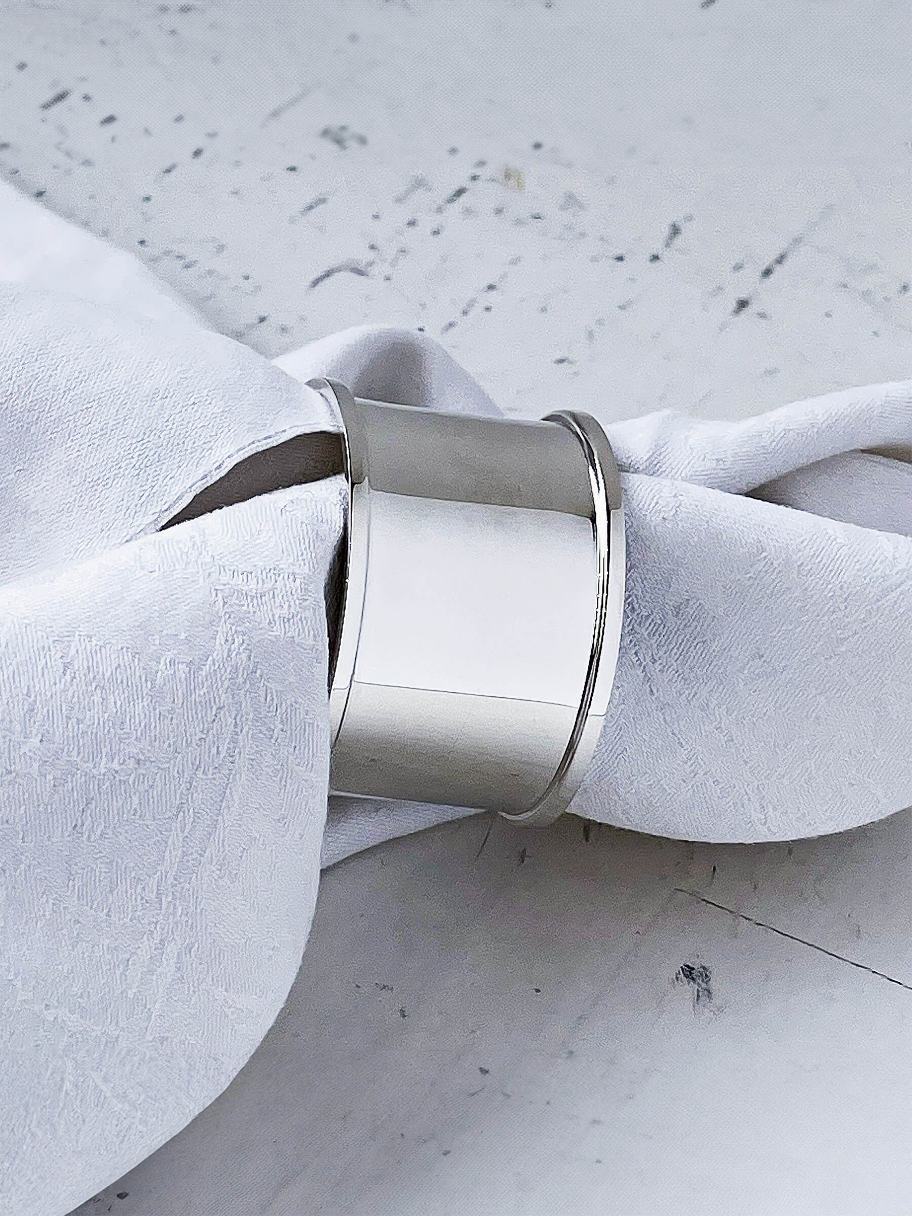 Servietringe i sølv "Marie"