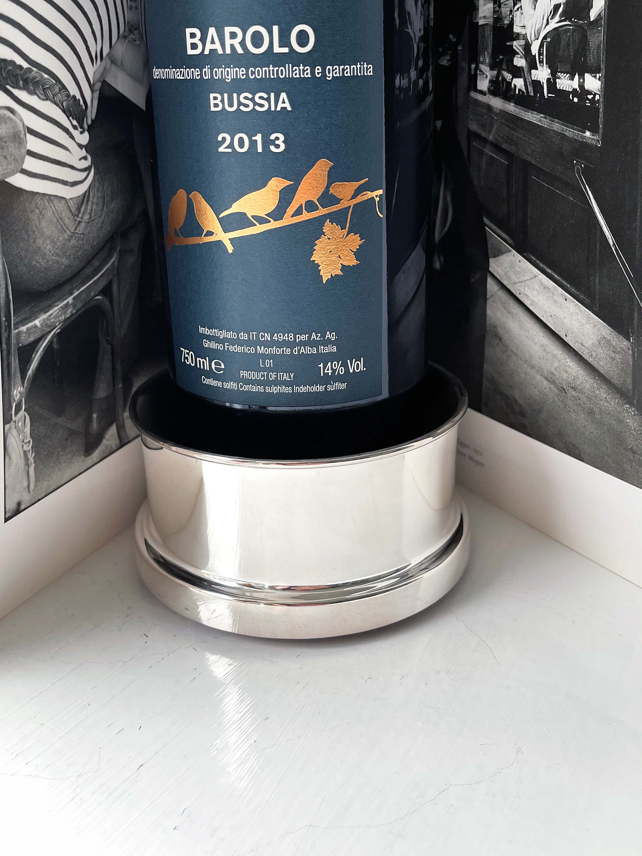 Vinbakke i sølvplet, "Derby"