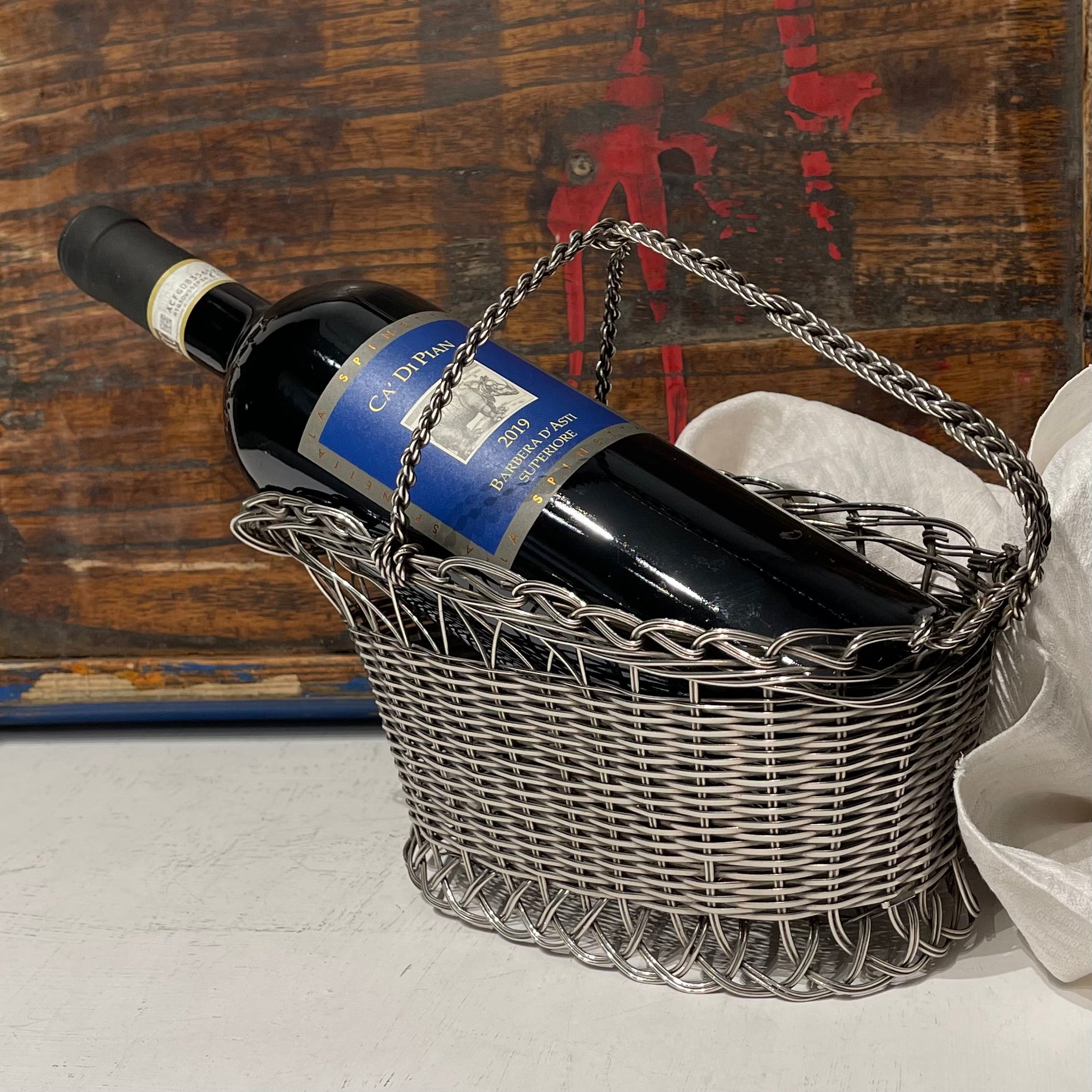 vintage vinkurv "Bordeaux"