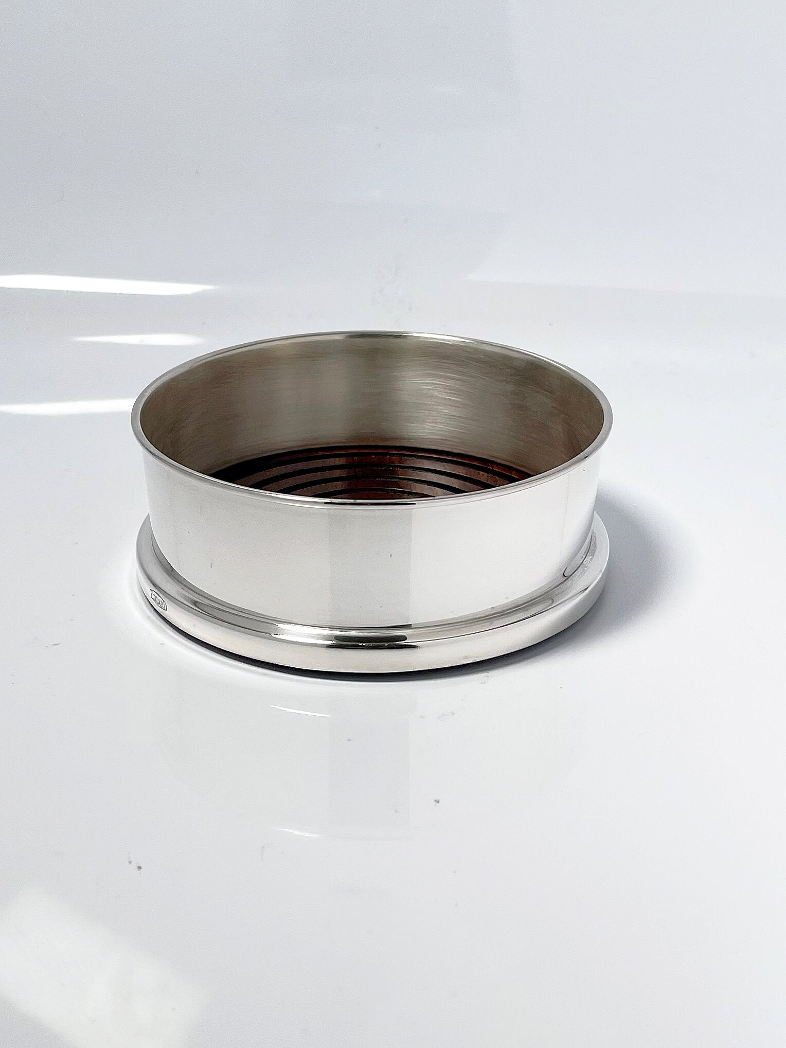 Flaskebakke i sølvplet "Boston"